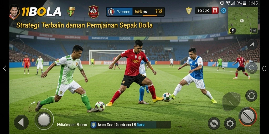 Tampilan permainan 11BOLA yang memikat dan strategi lapangan menarik.