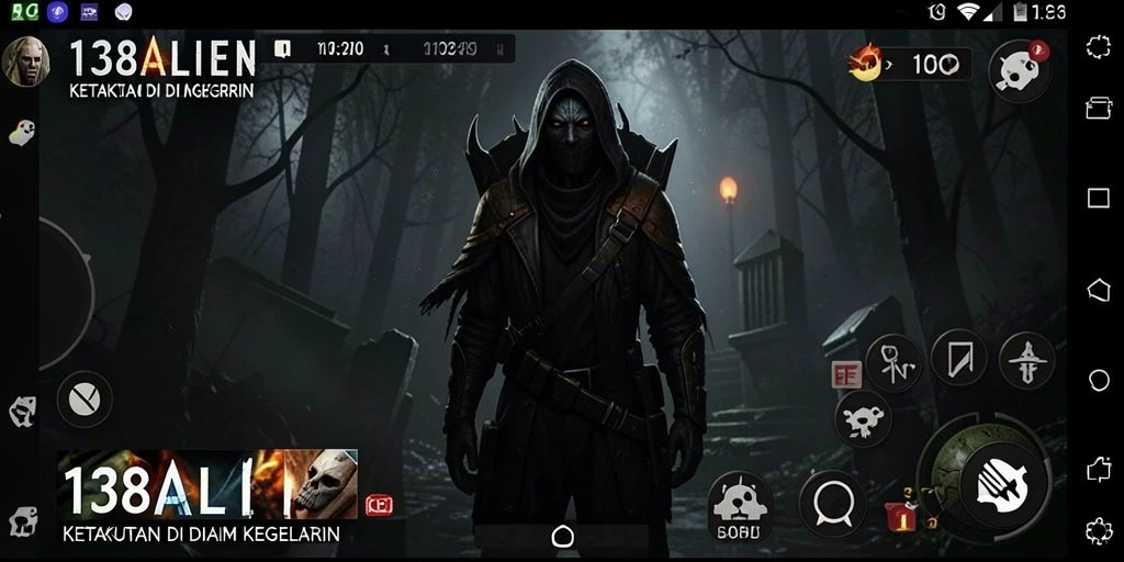 Screenshot gameplay menegangkan di 138ALIEN, siap untuk memberikan ketakutan.