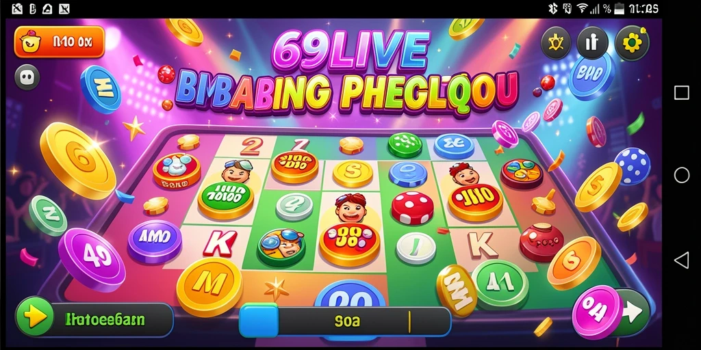 Tampilan gameplay seru dari 69LIVE Bingo.