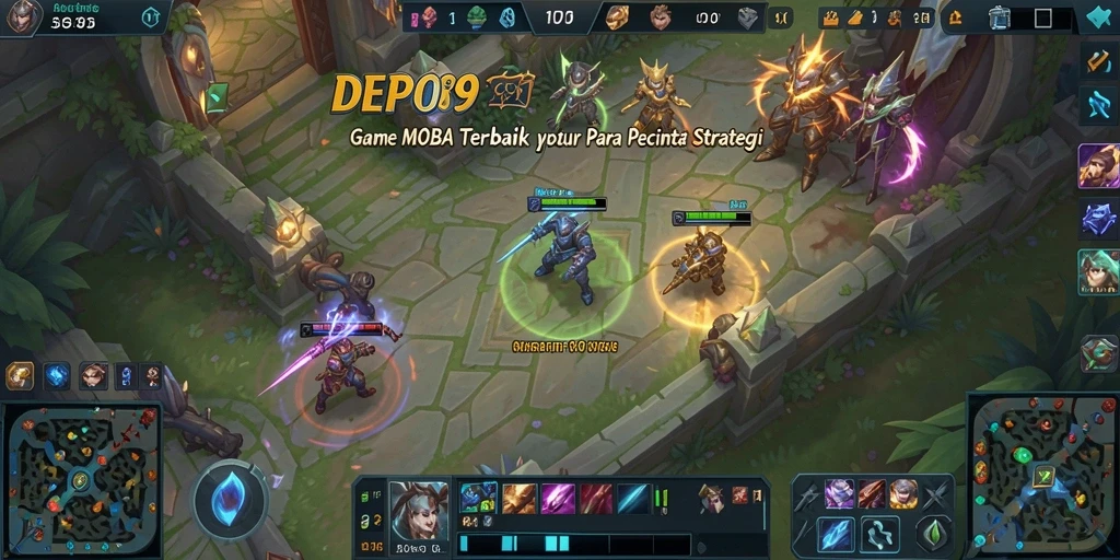 Tampilan gameplay seru di arena pertempuran DEPO89