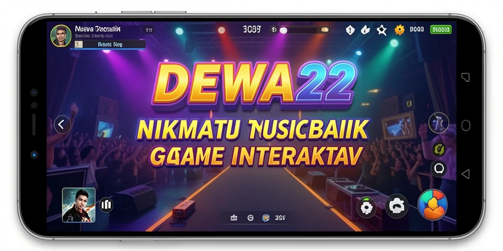 Screenshot DEWA22 menampilkan gameplay musik yang interaktif dan menarik.