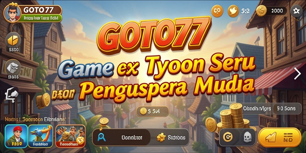 Tampilan gameplay <strong>GOTO77</strong> yang seru dan menantang di dunia Tycoon.