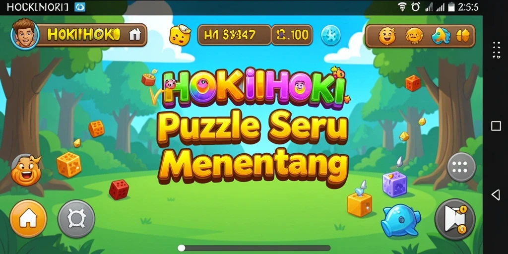 Tampilan gameplay seru dan menarik dari HOKIHOKI.