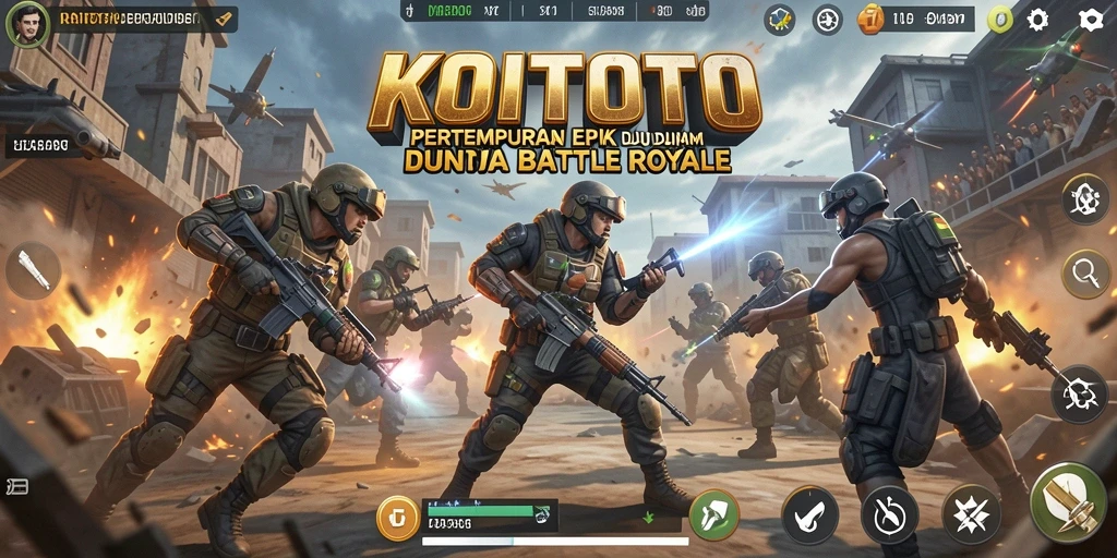 Gameplay KOITOTO menegangkan dengan pertarungan seru antar pemain.