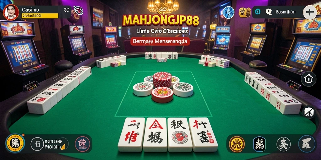Tampilan gameplay menarik di MAHJONGJP88 dengan dealer profesional.
