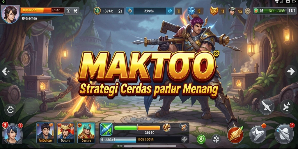 Tangkapan layar utama MAKTOTO menampilkan taktik strategis dalam permainan.