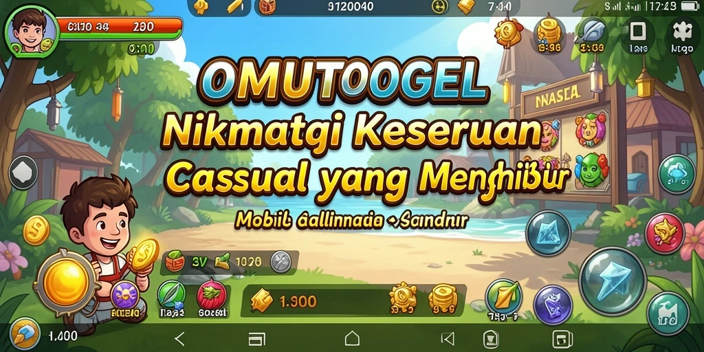 Tangkapan layar OMUTOGEL menampilkan gameplay santai dan seru.