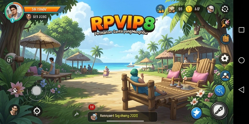 Screenshot gameplay RPVIP8 yang menunjukkan keseruan bermain Casual.