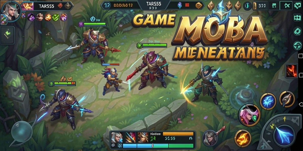 Tampilan gameplay TAR555 yang seru dan penuh strategi.