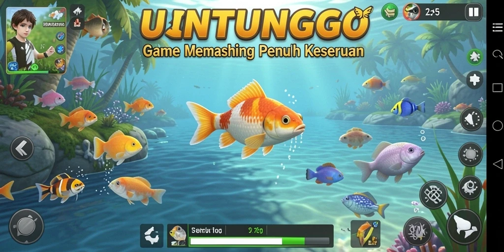 Gameplay menyenangkan di UNTUNGGO dengan visual memukau.