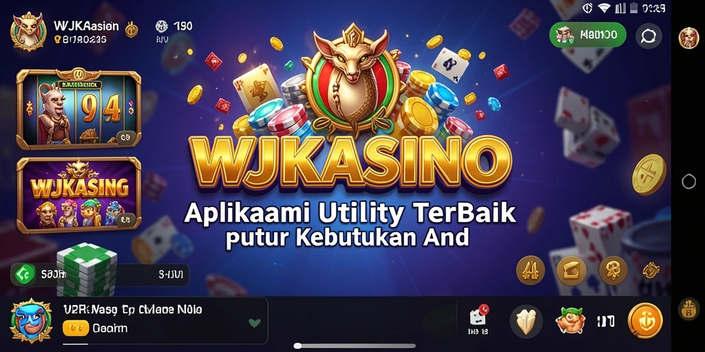 Tampilan antarmuka WJKASINO yang intuitif dan mudah digunakan.